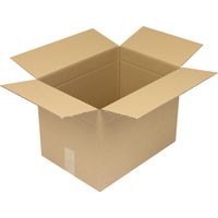 Faltkarton 1-wellig Maße 450x450x180mm Qualität 1.30 C braun braun