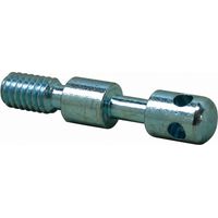 Kit vis de rappel avec 2 vis tourbillonnantes D.9.5mm et 2 écrous +étriers.