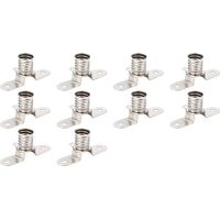 E10 Douille Ampoule 24 Pièces Douilles E10 pour Lampe de Signalisation Douille E10 avec Cosses à Souder,Vissez le Petit Porte-Ampoule pour Expériences Circuits Electriques Tests