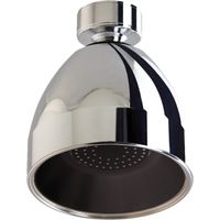 Siroflex 2765/S Soffione Doccia Fisso Made in Italy Soffione Doccia Con Snodo In Ottone Cromato Doccia Soffione Cromato Nero Soffione Per Doccia Anticalcare Con Riduttore Flusso Risparmio Acqua