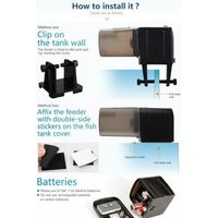 Chargeur automatique de nourriture pour poissons d’aquarium mangeoire avec minuterie automatique pour poissons nourriture pour poisson pour aquarium