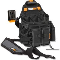 Borsa porta attrezzi da elettricista + tracolla tb-ct-114 tough built