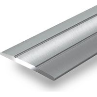 Übergangsprofil Abdeckleiste Firm K132 Form: C Breite: 36 mm Länge: 90 cm Selbstklebend Silber