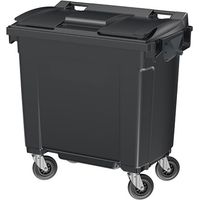 Conteneur 770 litres à préhension latérale avec tourillons - Couleur du couvercle Gris Anthracite - 1265 x 775 x 1320 mm - 2100010LGAGA