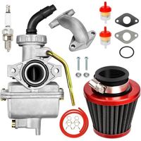 Kit carburateur PZ20 pour Tao Tao Cooler 125cc 110cc 90cc 70cc 50cc Kazuma Baja China ATV Quad SunL NST Roketa Loncin Lifan XR80 CRF70 4 temps Kart Dirt Bike - Crezuo