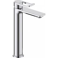 Bristan Saffron Eco Start Tall Basin Mixer Tap with Clicker Waste - Chrome
