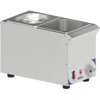 Bain Marie Casselin bain marie compact sauce 2 x gn 1/6 800 W 20.8 cm