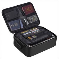 KH-Security 370217 Portadocumentos ignífugo negro 10 litros