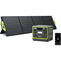 FOSSIBOT F2400 LiFePO4 2048Wh 2400W Tragbares Elektrisches Generator + 200W Solarpanels - 220V Elektrische Zentrale XT90 Camp RV