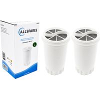 Filtro de agua AllSpares (2 unidades) compatible con todas las jarras de agua Zerowater. Filtro de repuesto para, por ejemplo, ZW-5317 y ZR-017 (filtros PFAS).