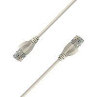 Elfcam Cat 6A Ethernet-Kabel 2m – Ultra Slim, 10 Gbps, Weiß