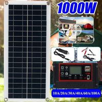 1000-W-20-A-12-V-Solarpanel – Polysilizium für USB-Ladefunktion – Für den Außenbereich – Abmessungen 43 x 20 cm, ideal für Camping und Reisen – Beurer