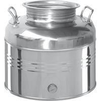 15 -Liter Edelstahl -Bidongehalt für Olivari -Öl