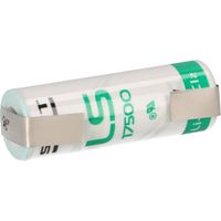 Saft Lithium 3,6V Batterie LS 17500 A - Zelle mit U-Lötfahne