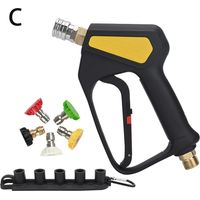 Ersatz-Hochdruck-Kurzwaschpistole ST-2300. Power Washer Trigger-Spritzpistole mit 1/4 Zoll Schnellanschluss, max. 310 Bar, 4500 PSI(Spritzpistole und Düse)