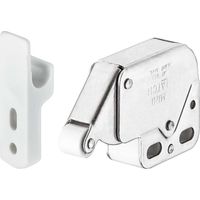 Cyclingcolors – Loqueteau pour meuble en acier – Fermeture automatique avec rouleau – Installation simple à visser – Compatible avec diverses portes