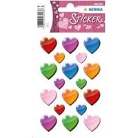 Dekoraufkleber bunte Herzen
