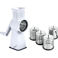 Metaltex Multiflash rallador manual ergonómico plateado