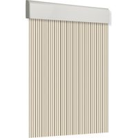 PVC-Türvorhang 120x210cm Flach Tosca Nº2 Beige-Braun
