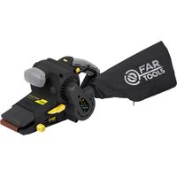 Fartools – Ponceuse à bande électrique 1010 W – Vitesse variable 360 m/min – Largeur bande 76 mm – Pour ponçage bois et métal