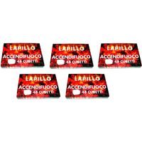 FIAMMA 5 CONF DA 48 CUBETTI ACCENDIFUOCO STUFA BARBECUE TIPO DIAVOLINA FER 58865