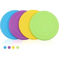 Pcs Frisbees pour Chien, Frisbee Jouet pour Chiens, 17.8 cm D