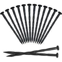 Tuteurs de bordure de pelouse, supports à tomates, 25 tuteurs de jardin en plastique, piquets de tente, tuteurs de jardin en spirale (pour les bordures de pavage)