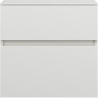 burgbad Lin20 mueble bajo lavabo, 2 extraíbles, 600x357x580mm,