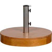 Pied de parasol 49x49x37 cm en bois