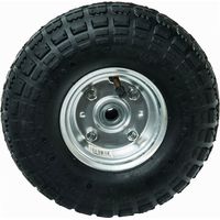 Werka Pro – Roue gonflable pour diable – Axe déporté 54mm – Jante métal démontable – Double roulements à billes – Valve courbée