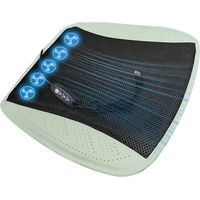 Car Seat Fan Cushion for Summer Driving Cooling Car Seat Cover with 5 Fans & 3 Adjustable Speed-Light green