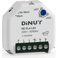 Variateur Dinuy pour ampoules LED avec bornes Dinuy RE PLA LE3