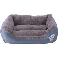 Couchage pour chien et chat 66x50 cm – Tissu Oxford imperméable – Pour animaux jusqu'à 15 kg – Confort optimal à la maison ou en voiture