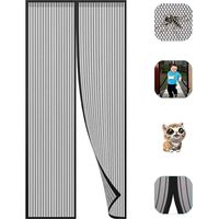 Magnetic Mosquito Net Door, Anti-Mosquito Door Curtain, Automatic Closing For Corridors Patio Doors Anti-Bug Mosquito Curtain, Easy Installation Without Tools 90220