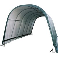 Shelter Logic Weidezelt Run-In-Shed 29,2m², grün, 730 x 400 x 300 cm (L x B x H)