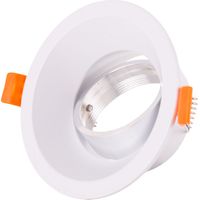 Aro Foco Downlight Circular GU10 Ø99Mm - Blanco