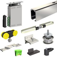 Pack motorisation SLID'UP M200 pour 2 portes coulissantes en bois - filaire