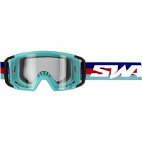 Masque Cross SWAPS SCRUB V2 - BLEU ROUGE TURQUOISE ECRAN TRANSPARENT