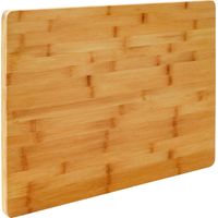 2cm dickes XL Schneidebrett 50x35cm Bambus Holz Schneidbrett Holzbrett Küche