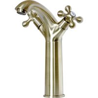 Robinet de lavabo sur pied Luxor, couleur laiton antique