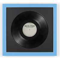 K-Möbel Cadre Vinyle Bleu Set de 2 40x40cm pour Vinyle