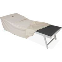 Housse transat imperméable 200 x 75 cm – 100% polyester enduit PVC – Cordon de serrage et aérateur pour éviter humidité – Cov'Up