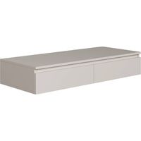 Selsey BEMMI -Tocador con scrivania e 2 cassetti -120 cm -greige