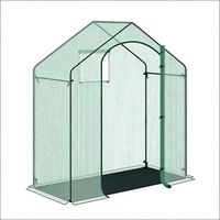 Serre de serre chic terrasse serre serre avec Roll Up Arch Zipper porte plante tente d'hiver serre extérieure