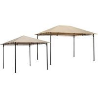 GAZEBO 'TAHITI' mt 3 x 3 x h. 2,65 - telo ecru