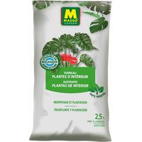 MASSO GARDEN Sustrato Plantas de Interior 2,5 L