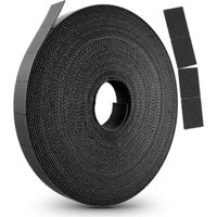 LTC Klettrolle Rip Roll Ruban auto-agrippant noir 3m