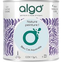 Peinture écologique 0.5 L Bleu Ciel Aquarelle - Algo