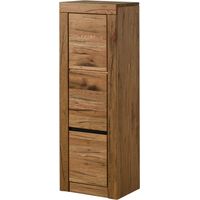 Badschrank Wildeiche / Zerreiche 44x35x130 natur geölt MONTREUX 60