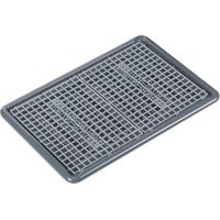 Égouttoir avec Bac de récupération et 2 Tapis Égouttants - Dimensions 67x47 cm, Facile à Vider, Séchage Rapide et Hygienique pour Cuisine Moderne